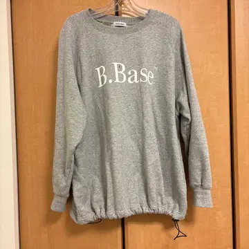 BrokenBase 그레이 맨투맨 B.Base L 사이즈