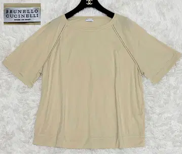 새상품급 브루넬로쿠치넬리 모닐레 코튼 스트레치 T셔츠 L 이탈리아