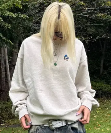 That's life 빅 실루엣 맨투맨