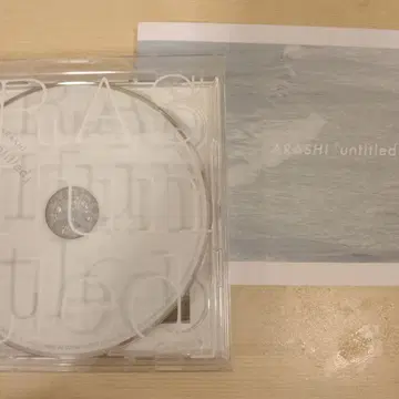 ARASHI untitled 2장 CD