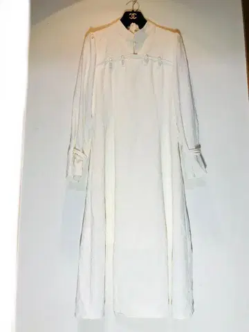 새상품 차이나풍 원피스 레이스 화이트 아이보리 청순 가련 고급