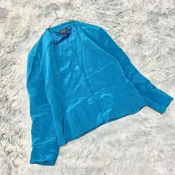 실크 100% 노카라 자켓 겉옷 결혼식 2차 세레모니 고급