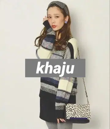 khaju 컬러풀 보더 풀오버 SHIPS 보더 니트