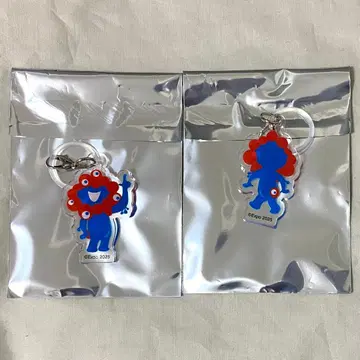 미야쿠미야쿠 오사카 간사이 엑스포 마크 참 아크릴 키링