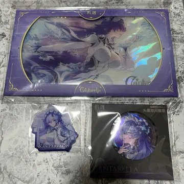 명조 칸타렐라 공식 정품 아크릴 색지 캔뱃지 아크릴 키링