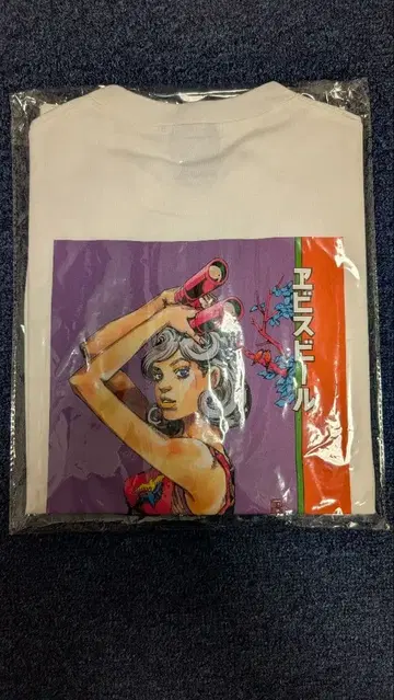 L 사이즈 에비수 맥주 x 아라키 히로히코 특별 제작 버드 워칭 T셔츠