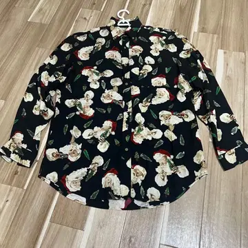 남성용 카네코 이사오 산타클로스 셔츠