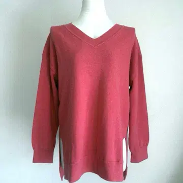 7-ID concept. 니트 풀오버 38 M 로즈 계열 성인 심플