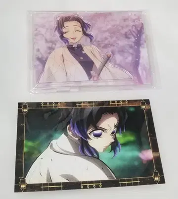 귀멸 무한성편 장면 사진 아크릴 스탠드 엽서 시노부