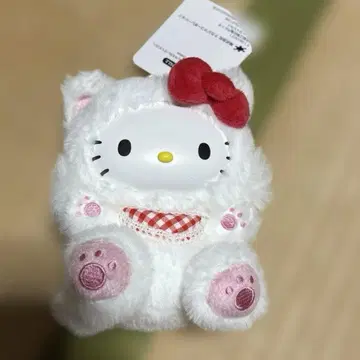 산리오 파인 페이스 캣 헬로키티 화이트 새상품 택 포함