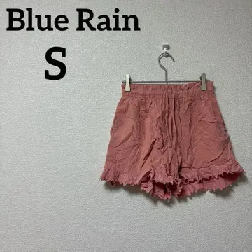 1점 한정 Blue Rain [S] 프릴 숏팬츠 핑크 귀여운