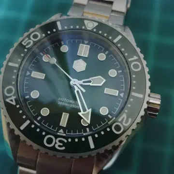 san martin 산마틴 자동 와인딩 손목시계 300m 방수 다이버