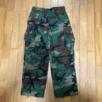실물 데드스탁 M-65 팬츠 스몰 레귤러 카모플라쥬 카고 팬츠