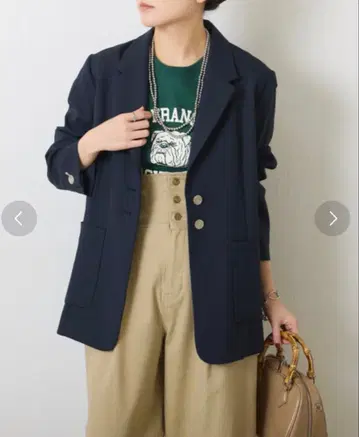 린넨 라이크 자켓