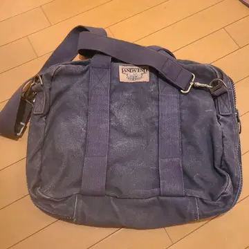랜즈 엔드 숄더백 다크 블루 빈티지 미국제