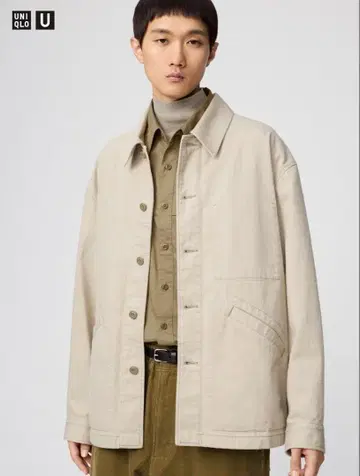 UNIQLO U 2025AW 오버 사이즈 컬러 데님 자켓 S 사이즈