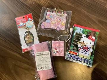 헬로키티 스카이트리 한정판 키링 에코백 야마가타 한정판 메모장