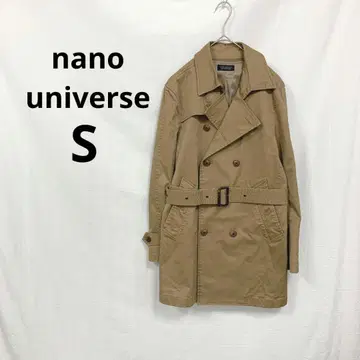 [나노 유니버스] 트렌치코트 S 베이지 더블 브레스트 봄/가을