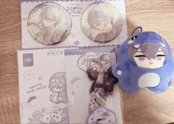 코야나기 로우 니지파페 캔뱃지 아크릴 스탠드 엽서 묶음 판매