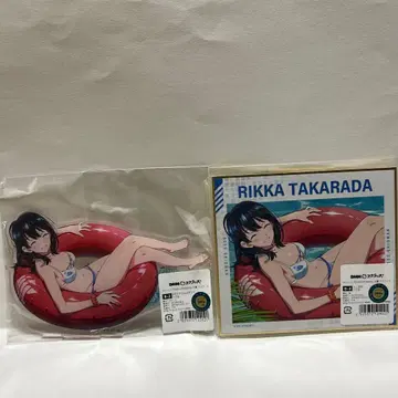 DMM 스크래치 그리드맨 아크릴 스탠드 + 색지 호타루 리카 B