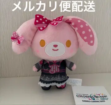 프로세카 산리오 캐릭터즈 봉제 인형 본봉 리본 아키야마 미즈키