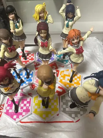 러브 라이브 선샤인 SSS 피규어 겨울 의류 9체
