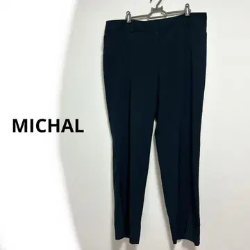 MICHAL 네이비 여성용 남성용 슬랙스