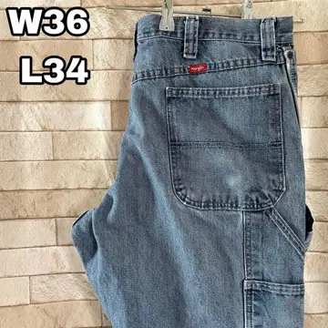 Wrangler 랭글러 페인터 팬츠 자수 데님 36 x 34