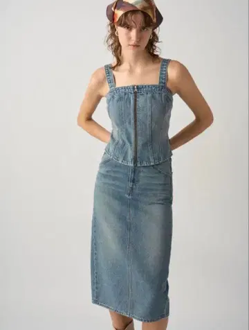 새상품 스나이델 리바이스 콜라보 데님 스커트 24