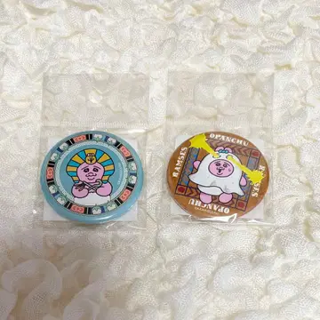 빤쮸토끼 라무세스 대왕전 콜라보 캔뱃지 2종 세트