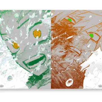 나의 히어로 아카데미아 원화전 A2 아트 포스터 The Beginning