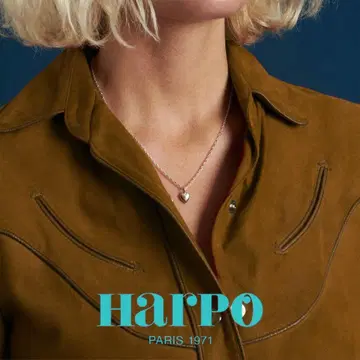 새상품급 완판 HARPO 실버 하트 목걸이