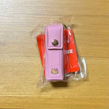 헬로키티 My 헬로키티 리본형 참 포함 립 파우치 핑크 일광화상