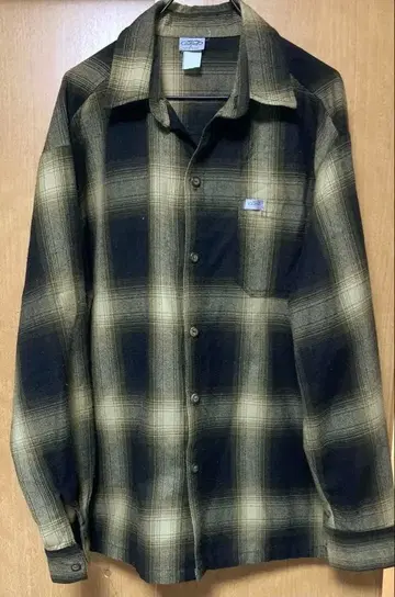 명품 Caltop 블랙x베이지 컬트 옴브레 체크