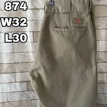 디키즈 874 워크 팬츠 자수 베이지 32 x 30