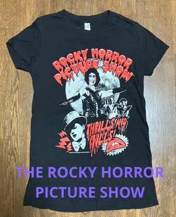 더 록키 호러 픽처 쇼 반팔 T셔츠 블랙
