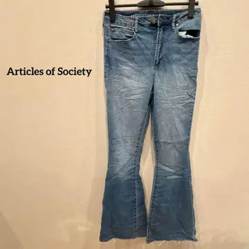 새상품급 Articles of Society 부츠컷 데님 캐주얼