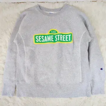 Champion x 세서미 스트릿 리버스 위브 맨투맨 단색 택