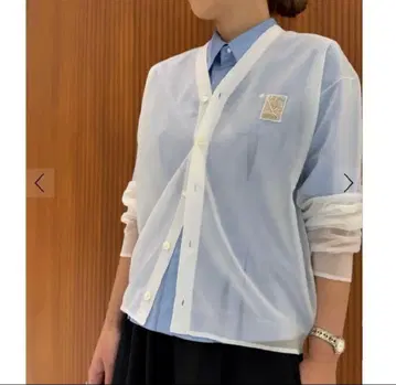 캬반 caban 시어 가디건