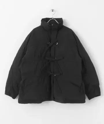 [ 새상품 ] KBF 프론트 리본 패딩 자켓 블랙