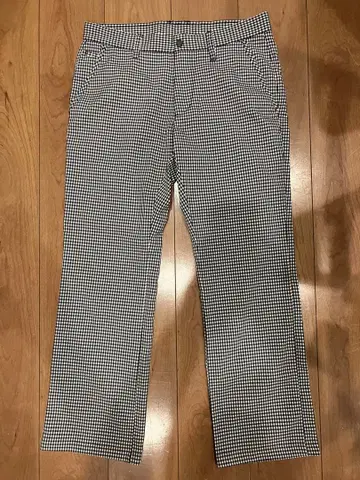 아디다스 골프 깅엄 체크 팬츠 남성용