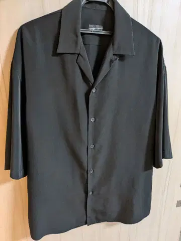 LAD MUSICIAN 긴팔 셔츠 블랙 무지 42 2318-104