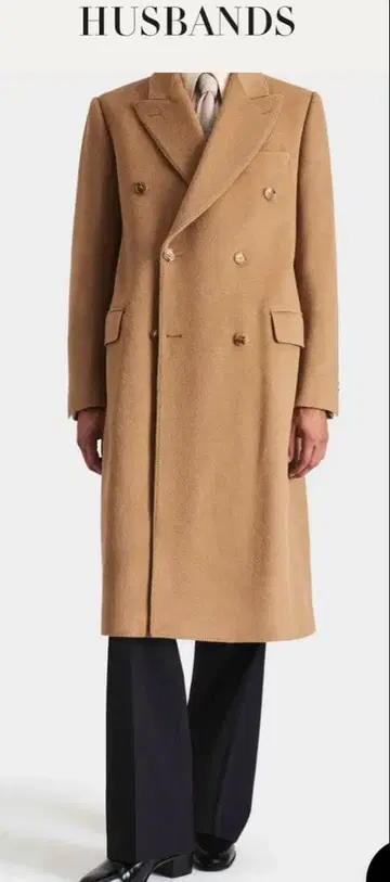 Husbands Paris, Camel Chesterfield Coat