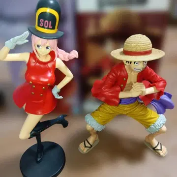 원피스 루피 레베카 피규어 세트 박스 포함