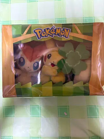 포켓몬 센터 도호쿠 한정판 피카츄 & 저리가씨 & 비크티니 봉제 인형