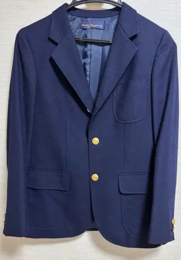 NEWYORKER 다크 네이비 네이비 울 자켓 골드 버튼