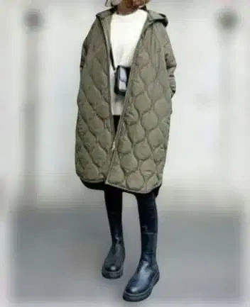 새상품급 Emma Taylor 3way 퀼팅 코트 라이너 포함 38