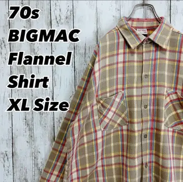 70s BIGMAC JCPenney 빅맥 플란넬 셔츠