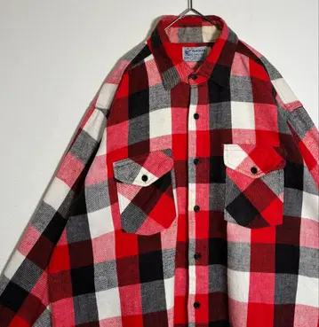 ALASKAN USA제 체크 무늬 플란넬 셔츠