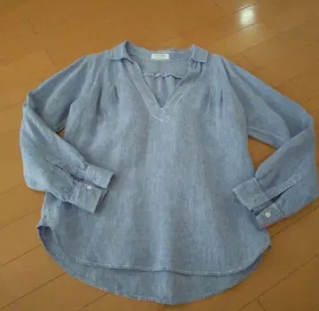 프레임워크 긴팔 셔츠 블루 used